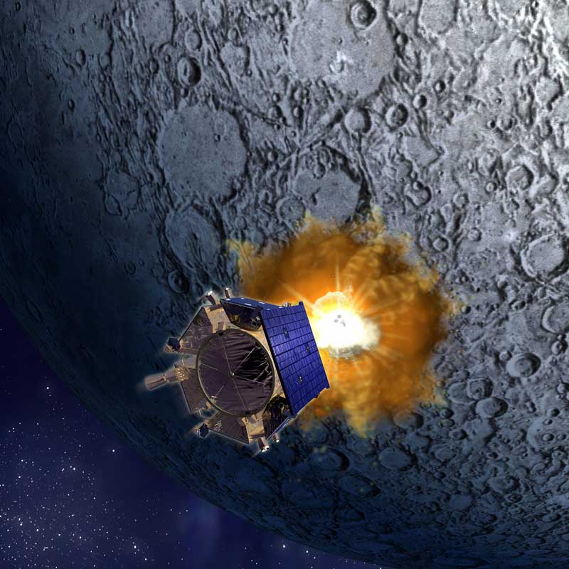 KAPOW! NASA Smacks the Moon in Search for Water Ice
